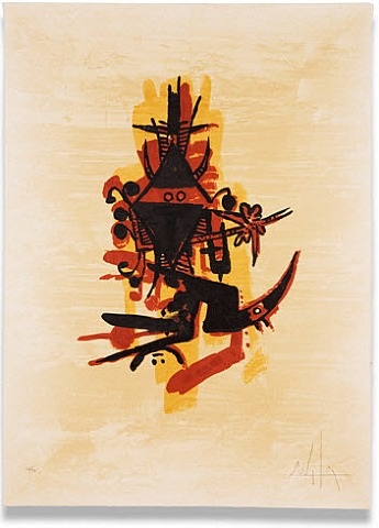 A painting of a man with a hat on his head. 