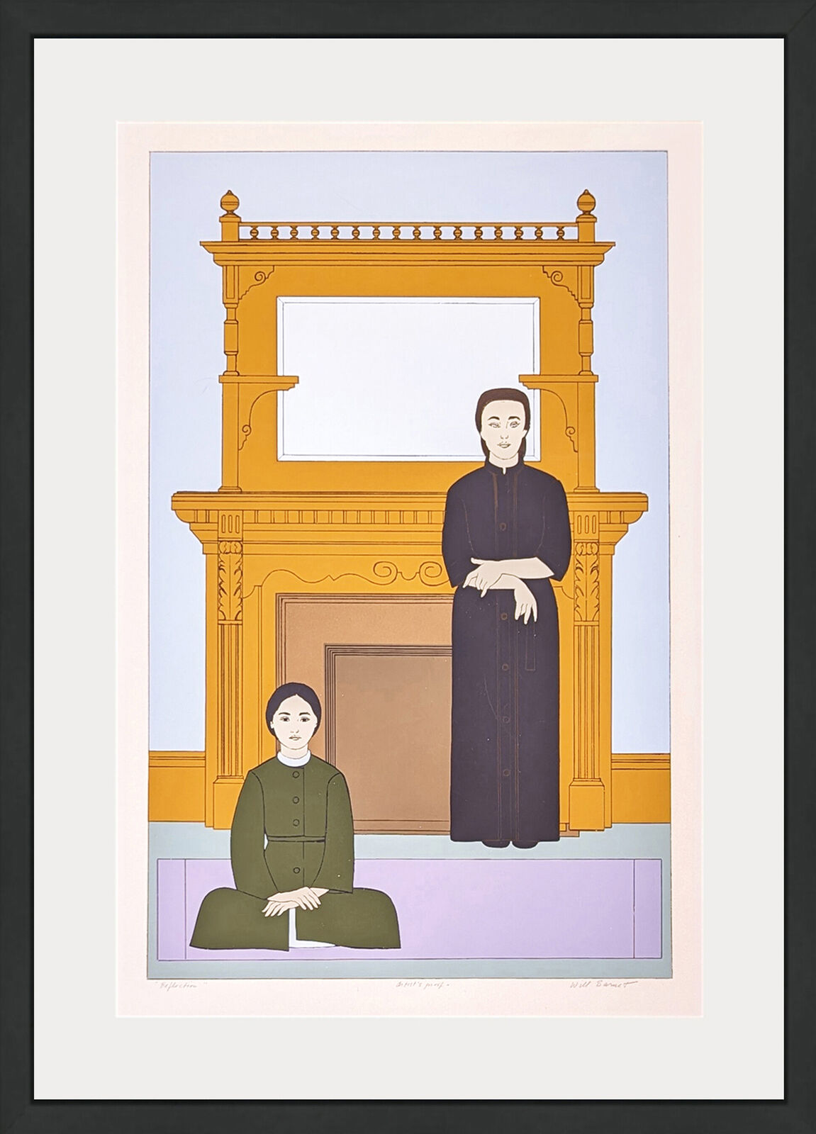 REFLECTION by Will R. Barnet, 1971