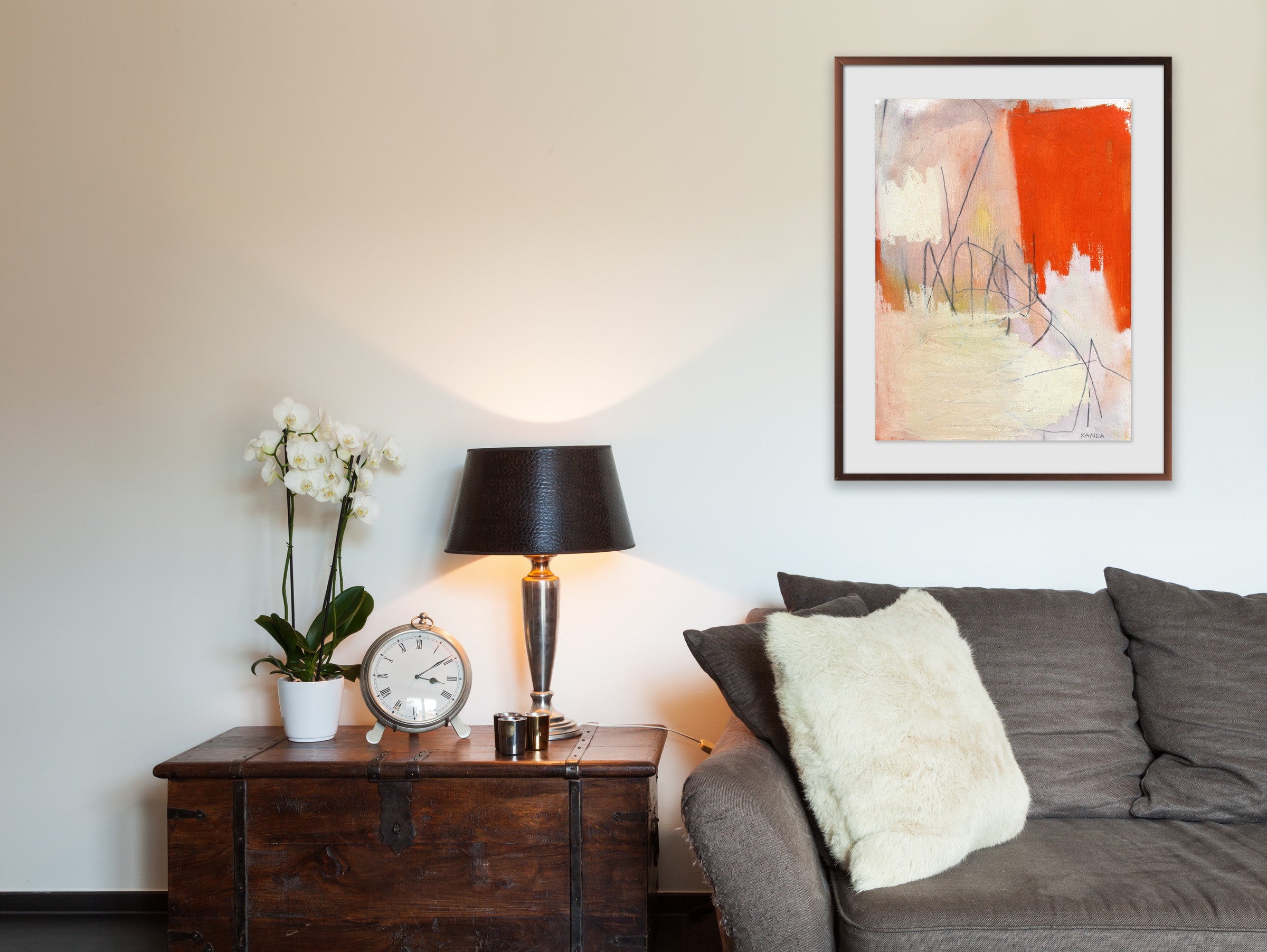 Artwork by Xanda McCagg, Adjacent 6, Made of Pencil and paint stick on paper 