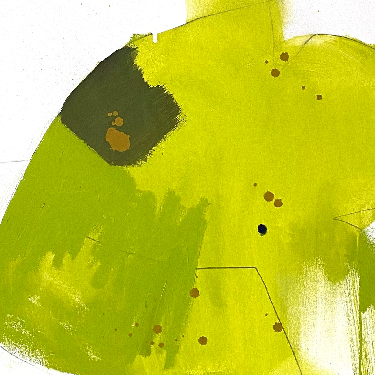 Artwork by Xanda McCagg, Approach, Made of Oil and graphite on canvas 