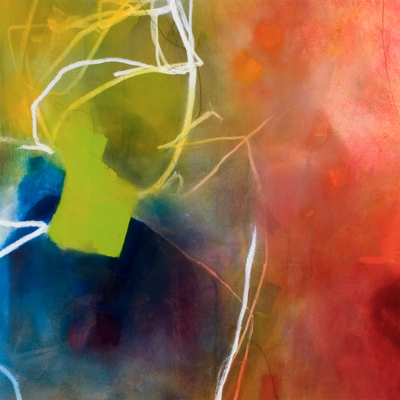 Artwork by Xanda McCagg, Attrahere Noted, Made of Oil and graphite on canvas 