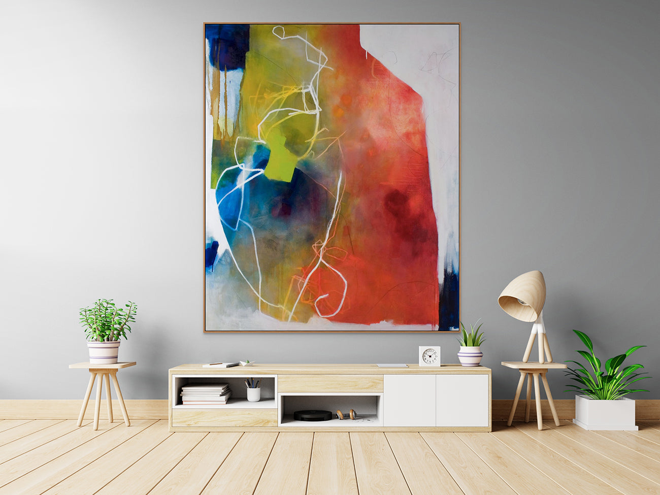 Artwork by Xanda McCagg, Attrahere Noted, Made of Oil and graphite on canvas 