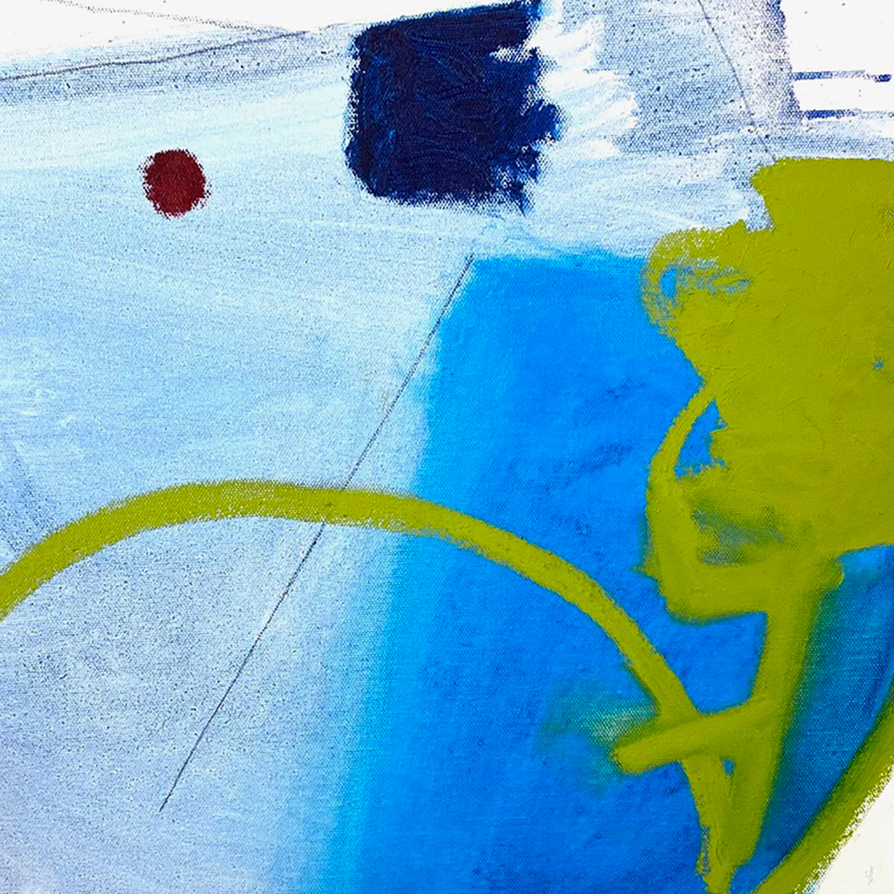 Artwork by Xanda McCagg, Hold-Ing, Made of Oil and graphite on canvas 