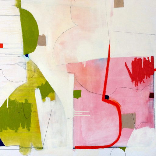 Artwork by Xanda McCagg, Notice-ing, Made of Oil and graphite on canvas 