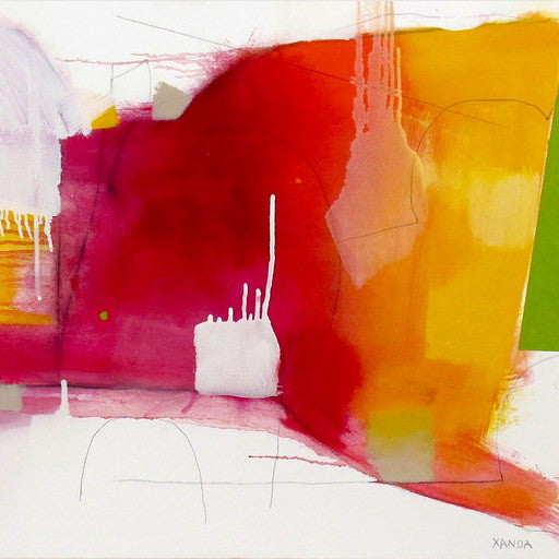 Artwork by Xanda McCagg, On Being Noted, Made of Oil and graphite on canvas 