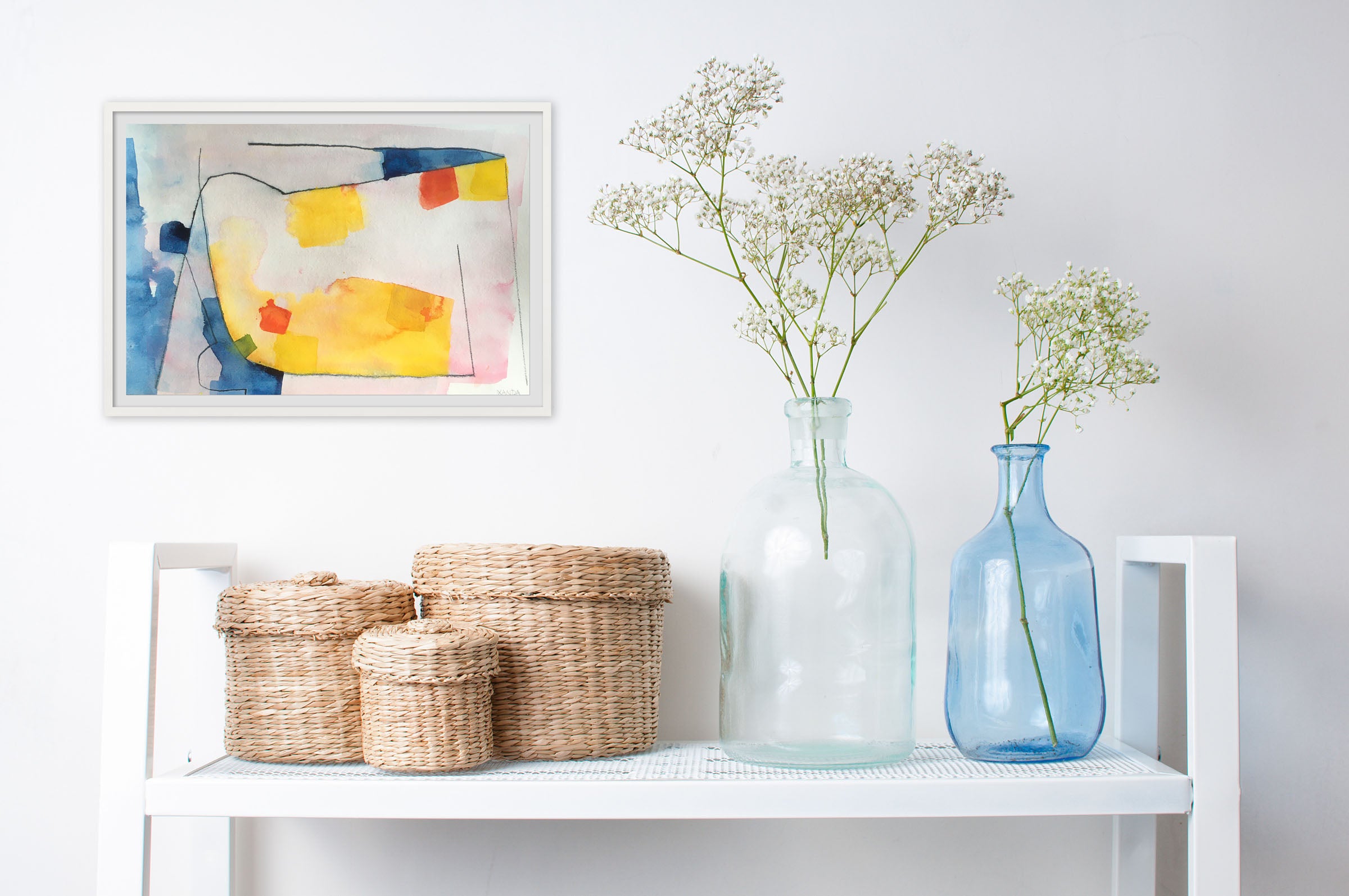 Artwork by Xanda McCagg, RV Float, Made of Watercolor on paper 