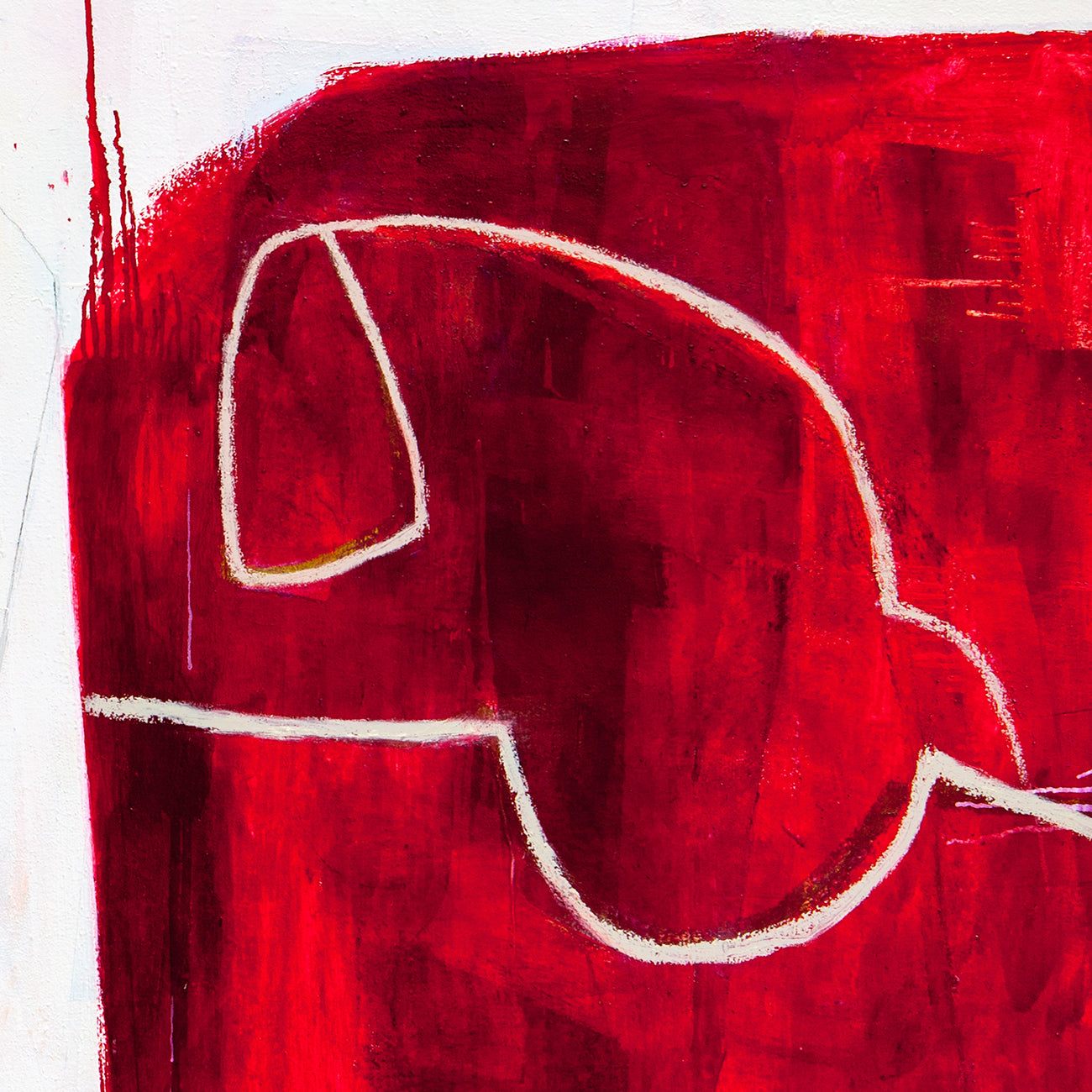 Artwork by Xanda McCagg, Utterance, Made of Oil and graphite on canvas 