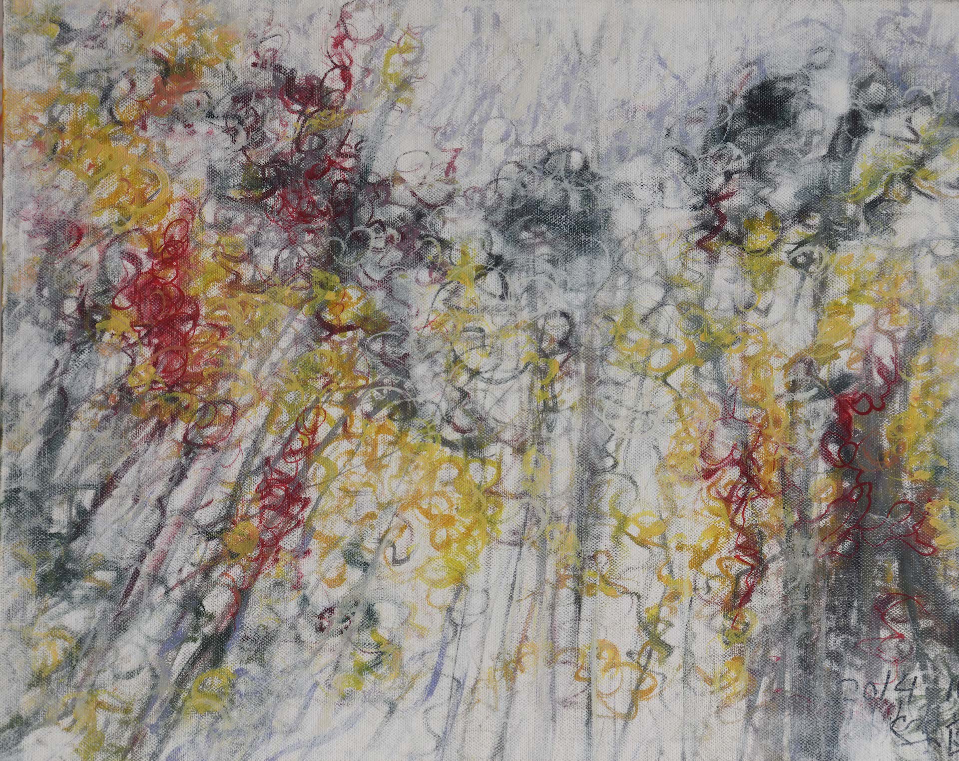 Dispersed Dense Lines by Ya-Ping  Dong, 2018