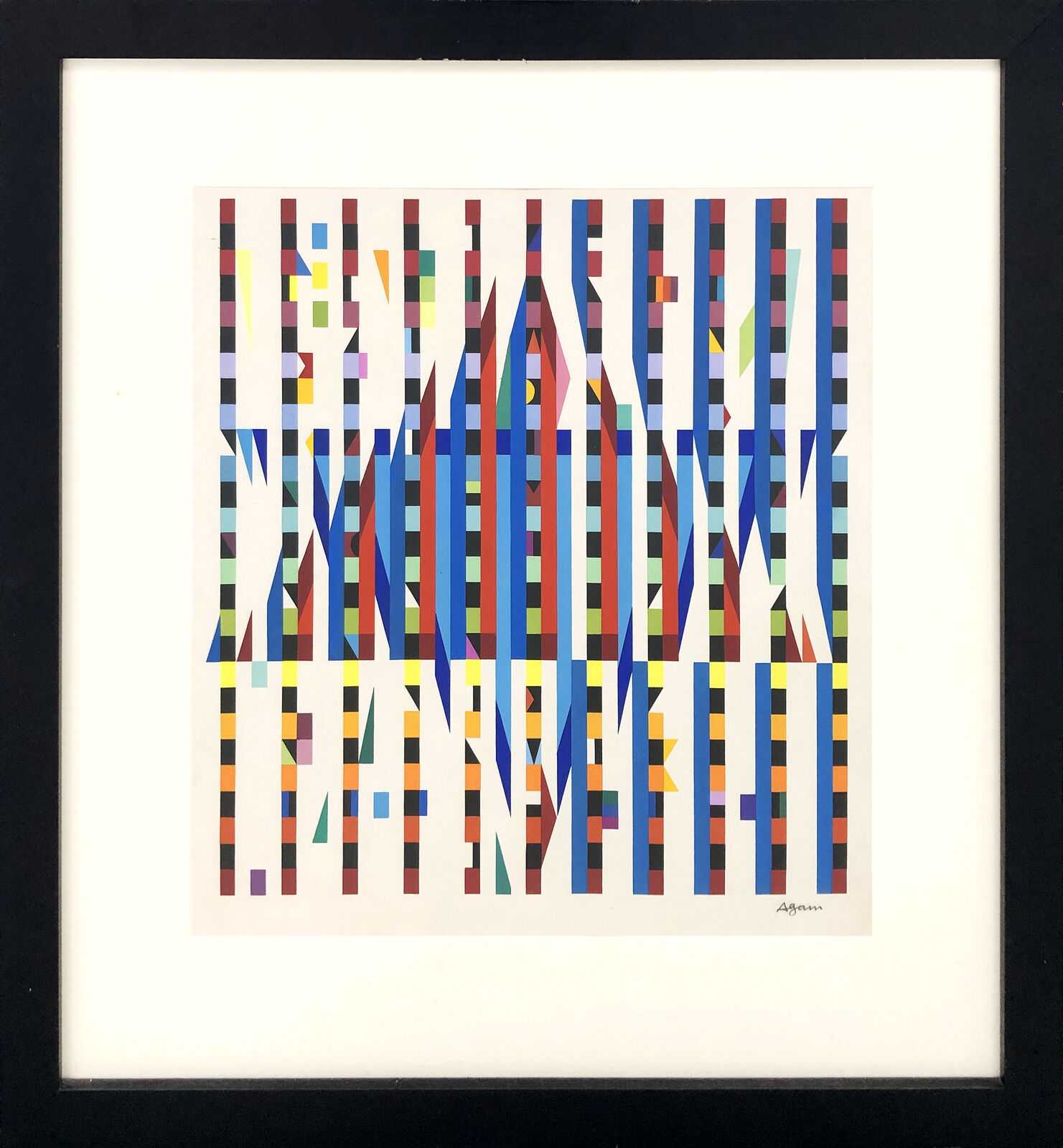 LOVE STAR OF DAVID by Yaacov Agam, 1978