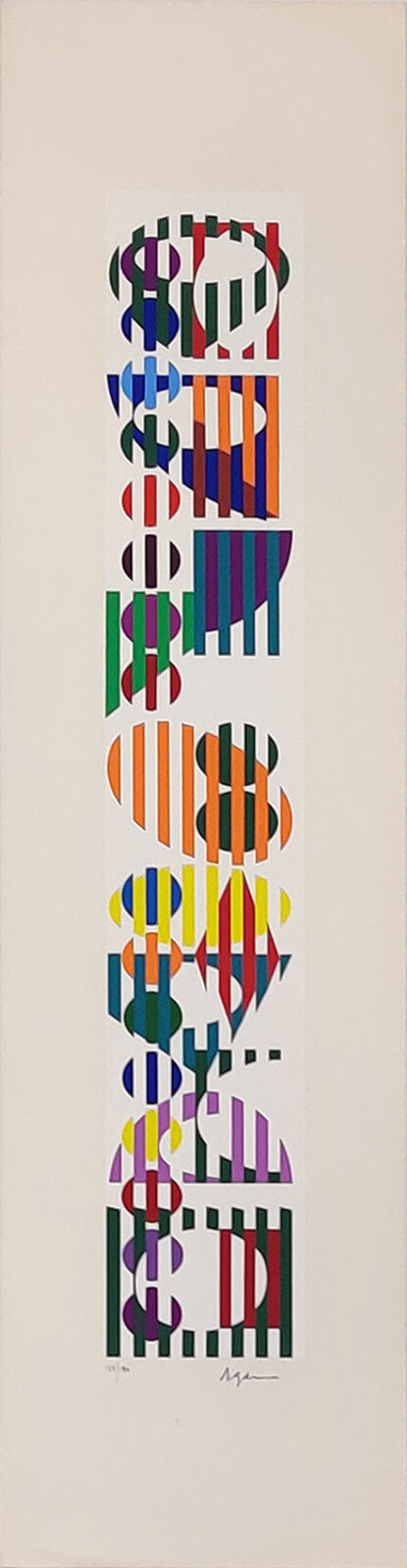 Artwork by Yaacov Agam, TIME CHANGE SUITE, Made of Serigraph On Paper 