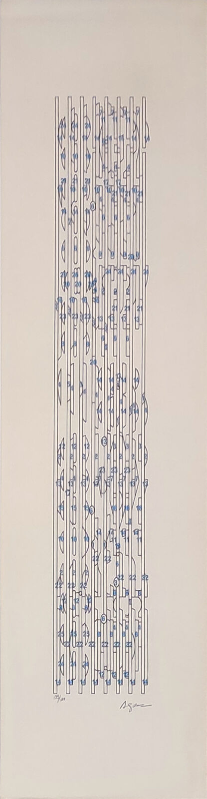 Artwork by Yaacov Agam, TIME CHANGE SUITE, Made of Serigraph On Paper 