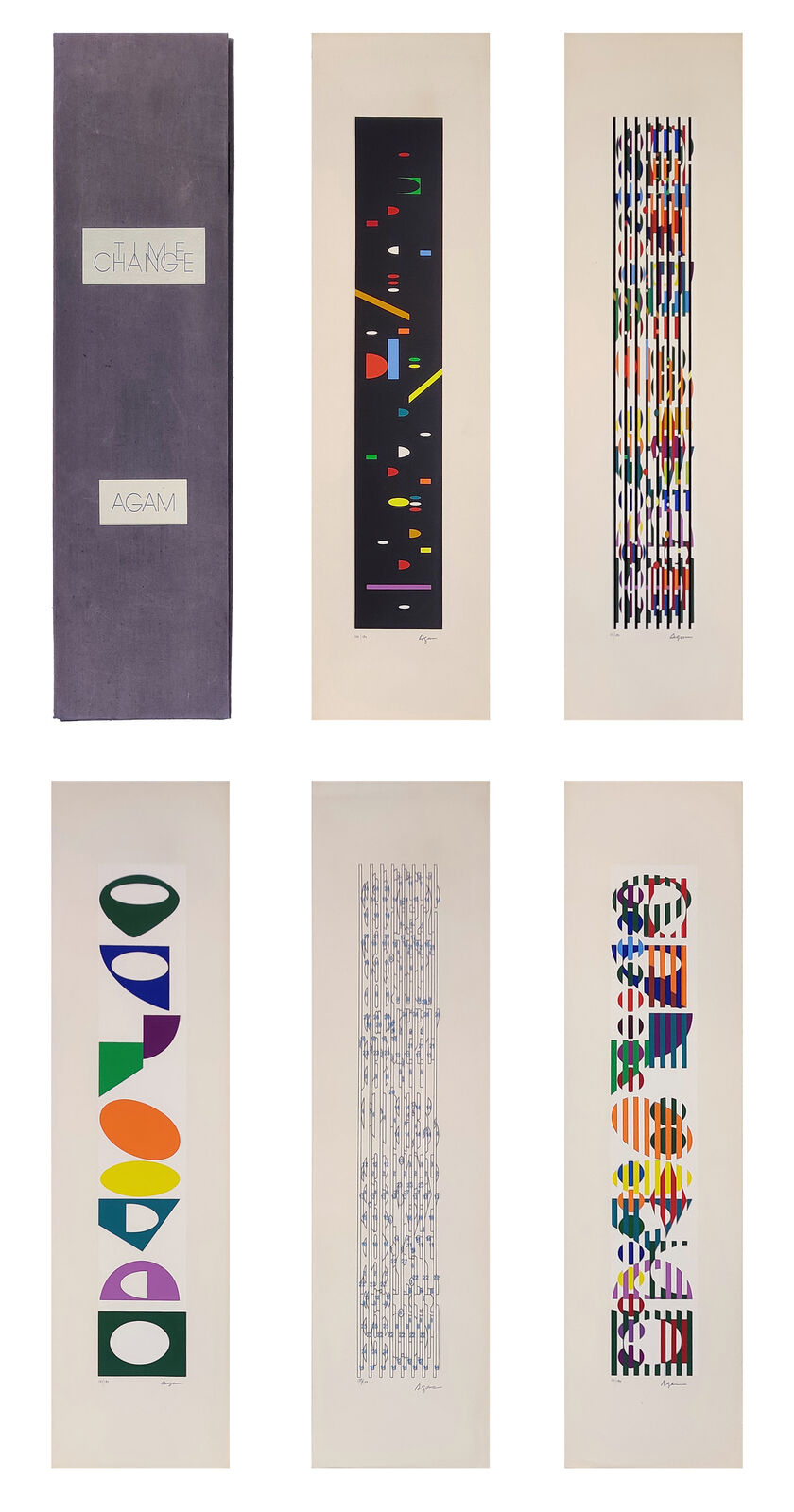 TIME CHANGE SUITE by Yaacov Agam, 1980