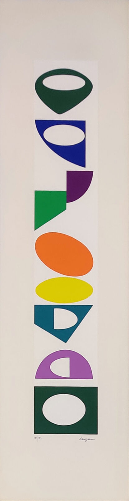 Artwork by Yaacov Agam, TIME CHANGE SUITE, Made of Serigraph On Paper 