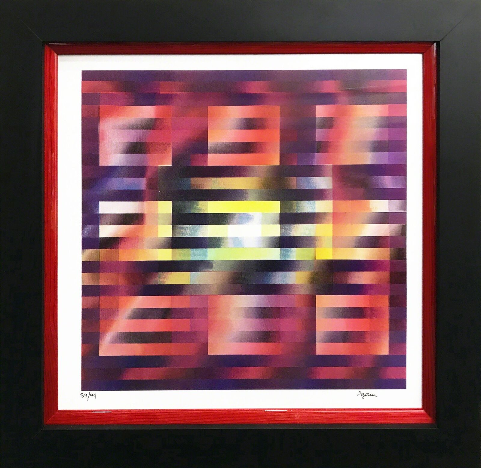 Artwork by Yaacov Agam, UNTITLED, Made of Agamograph 