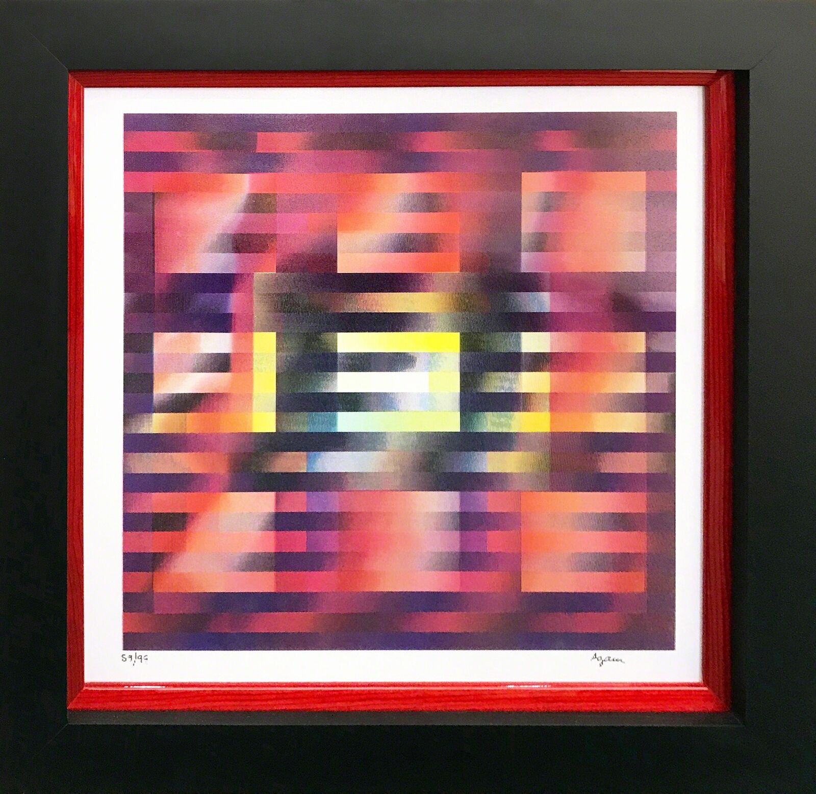 Artwork by Yaacov Agam, UNTITLED, Made of Agamograph 