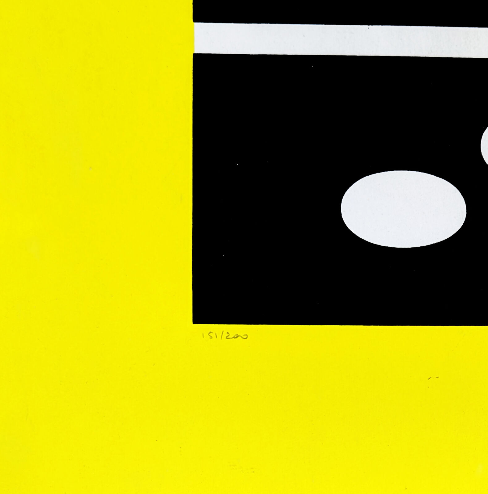Artwork by Yaacov Agam, UNTITLED (YELLOW), Made of Serigraph On Paper 