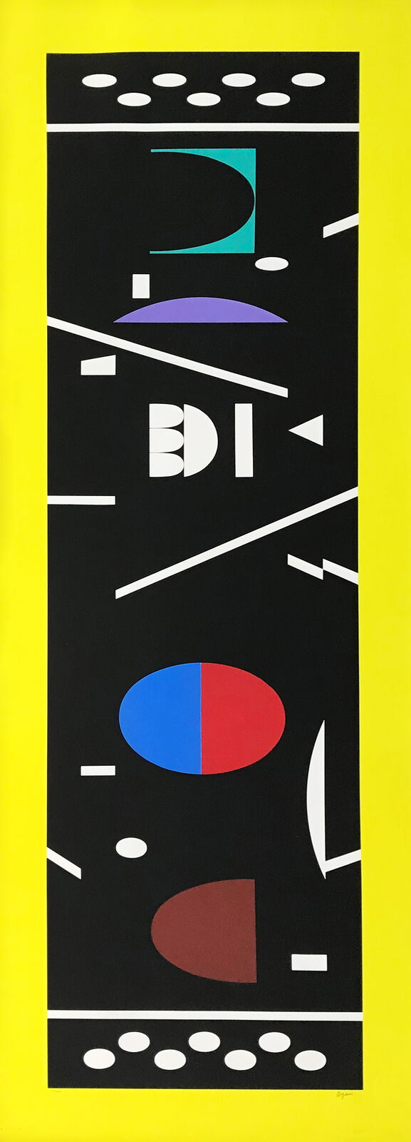 UNTITLED (YELLOW) by Yaacov Agam, 1980
