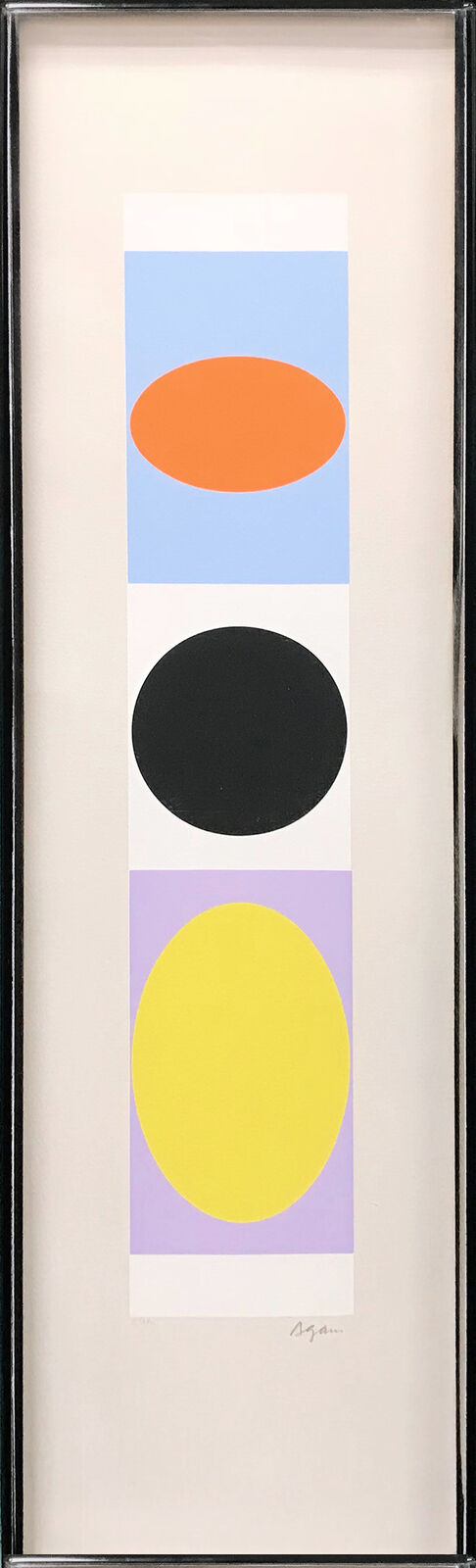 Artwork by Yaacov Agam, +-X9 SUITE, Made of Serigraph 