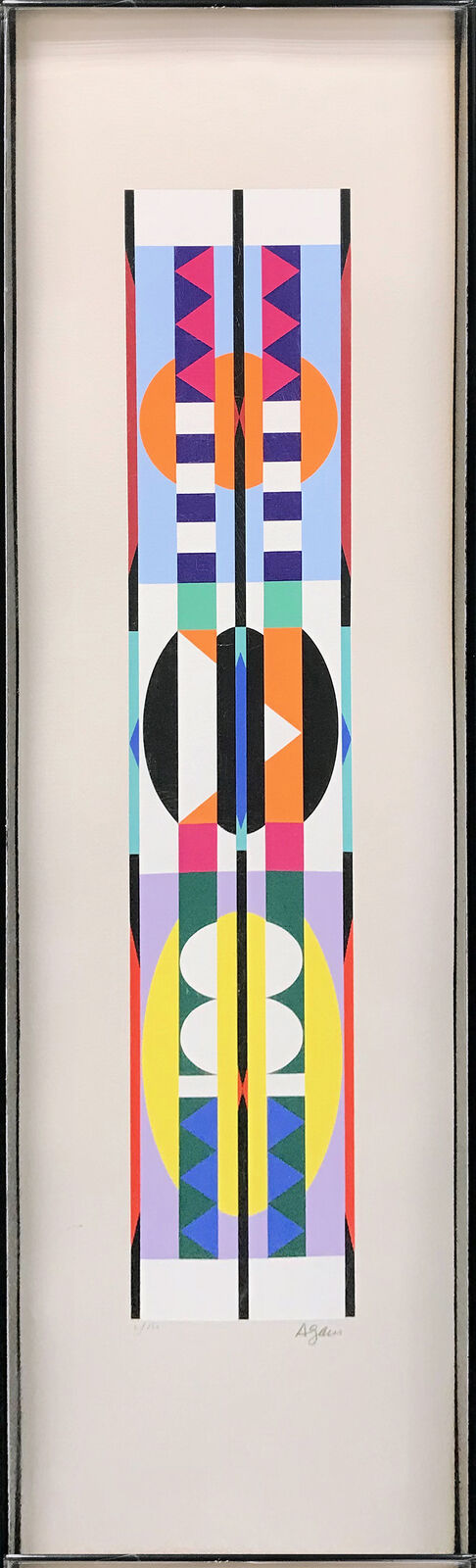Artwork by Yaacov Agam, +-X9 SUITE, Made of Serigraph 