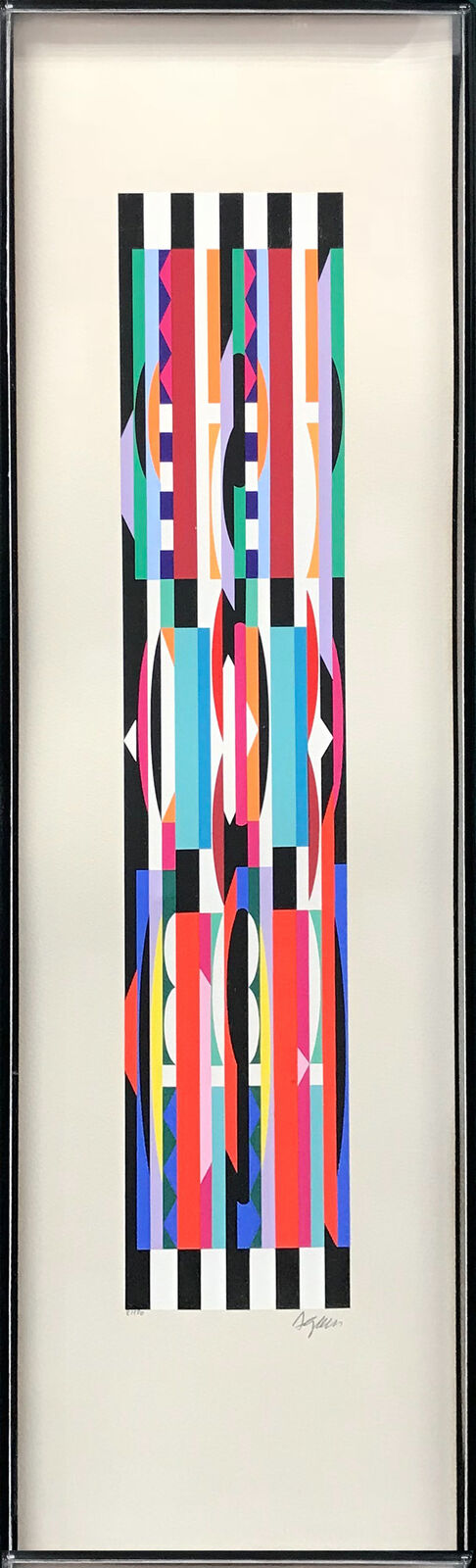 Artwork by Yaacov Agam, +-X9 SUITE, Made of Serigraph 