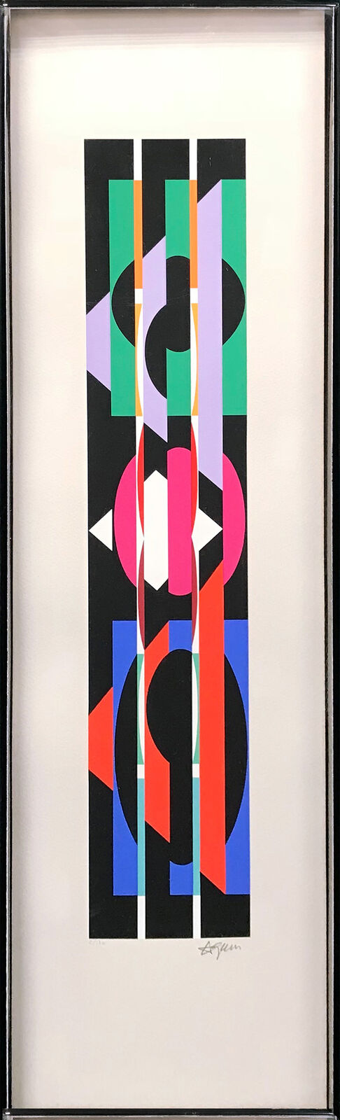 Artwork by Yaacov Agam, +-X9 SUITE, Made of Serigraph 