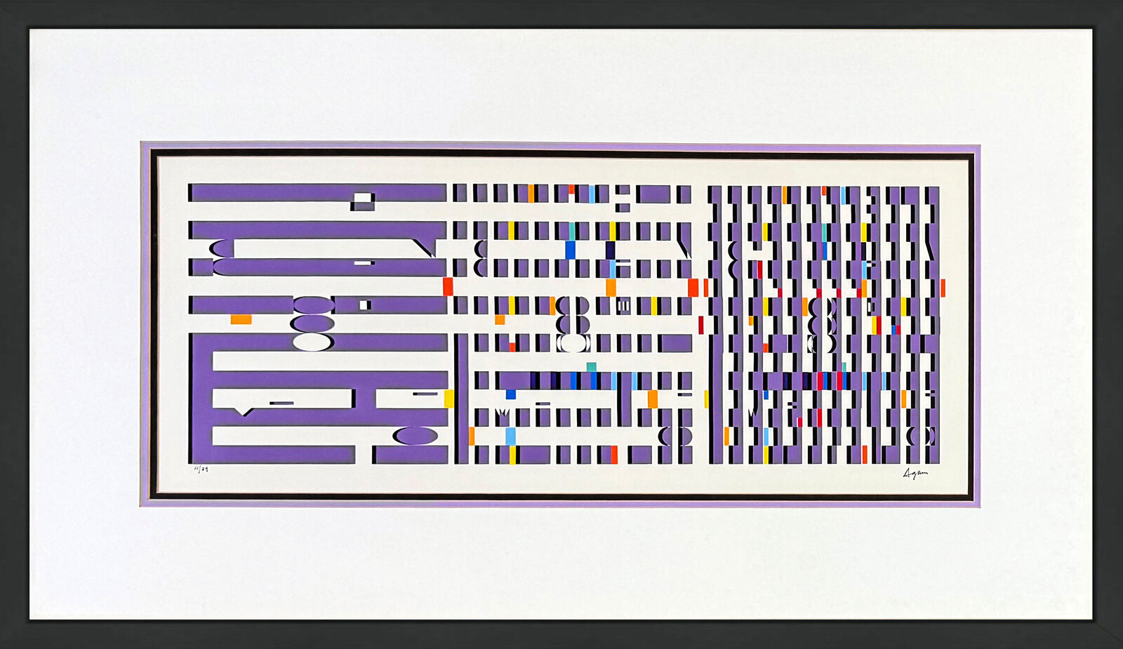 Purple Progression by Yaacov Agam, 1972