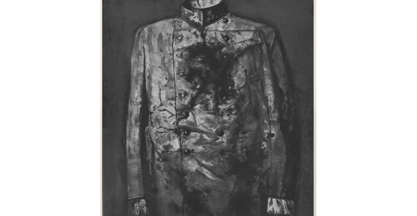 A set of four black and white photographs of a man in a suit.