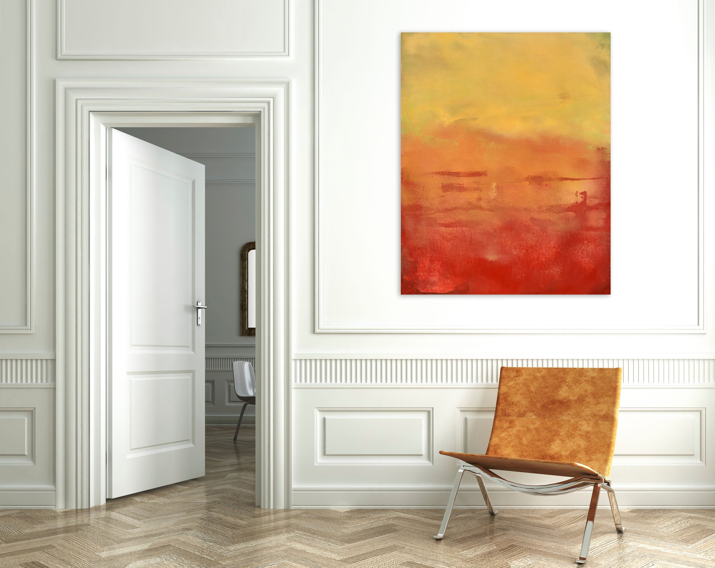 Artwork by Yari Ostovany, Conference of the Birds 68, Made of Oil on canvas 