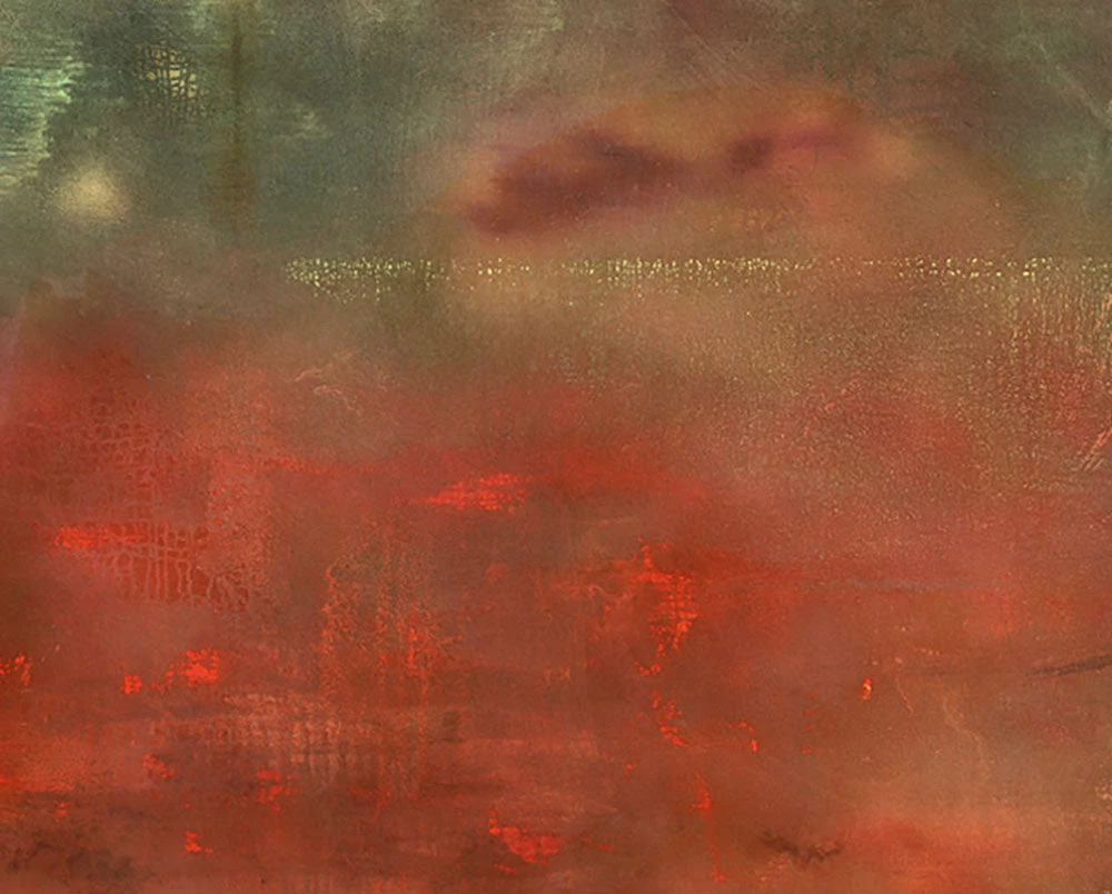 Artwork by Yari Ostovany, Simorgh Descending VIII, Made of Oil on canvas 