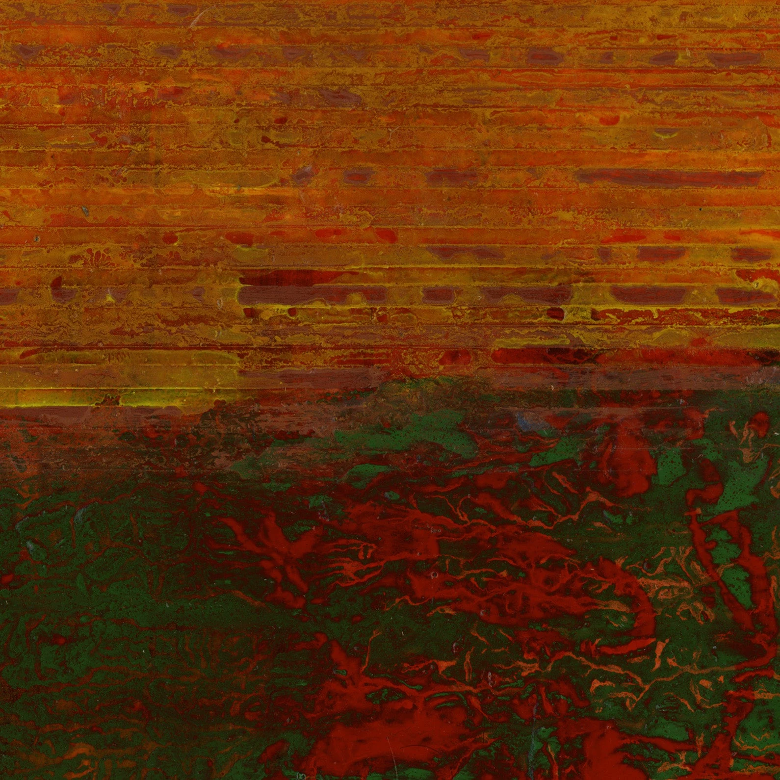 Artwork by Yari Ostovany, Wanderer's Hymn 11, Made of Acrylic and oil on paper 