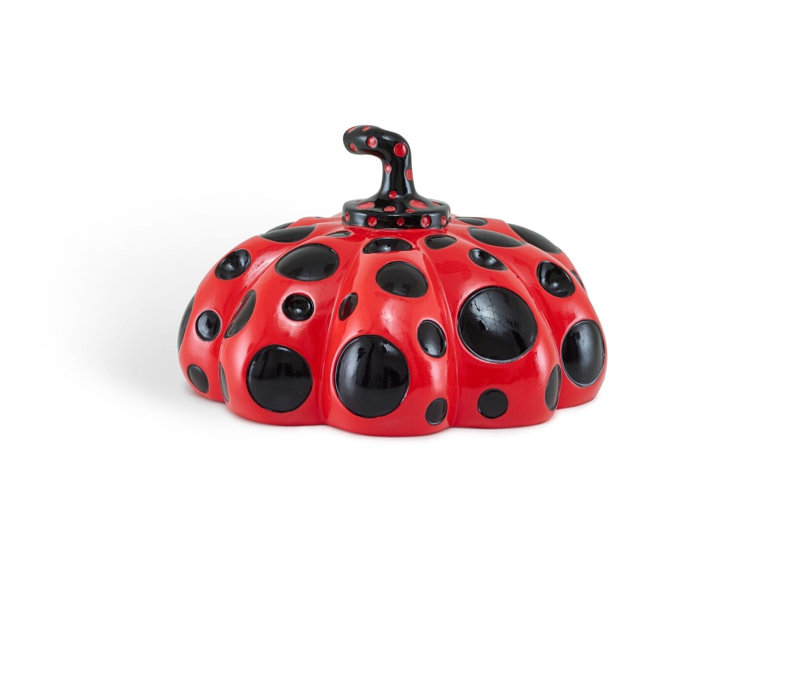 Artwork by Yayoi Kusama, Red Pumpkin Naoshima, Made of Painted Cast Resin 