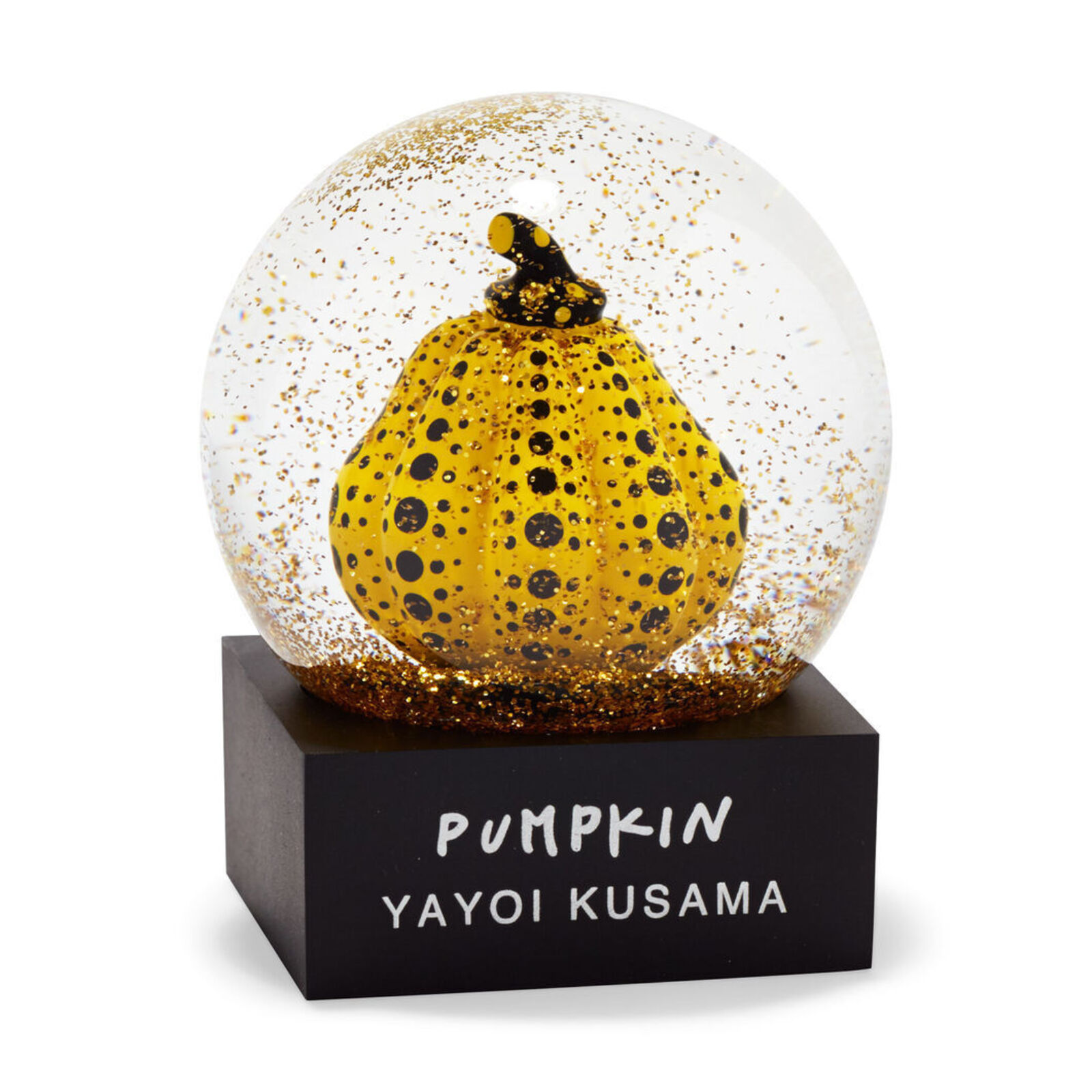 Snow Globe (Yellow Pumpkin) by Yayoi Kusama, 2019