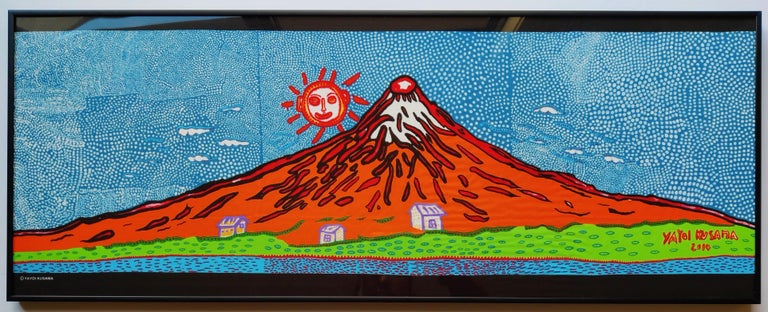 When Life Boundlessly Flares Up to the Universe by Yayoi Kusama, 2014