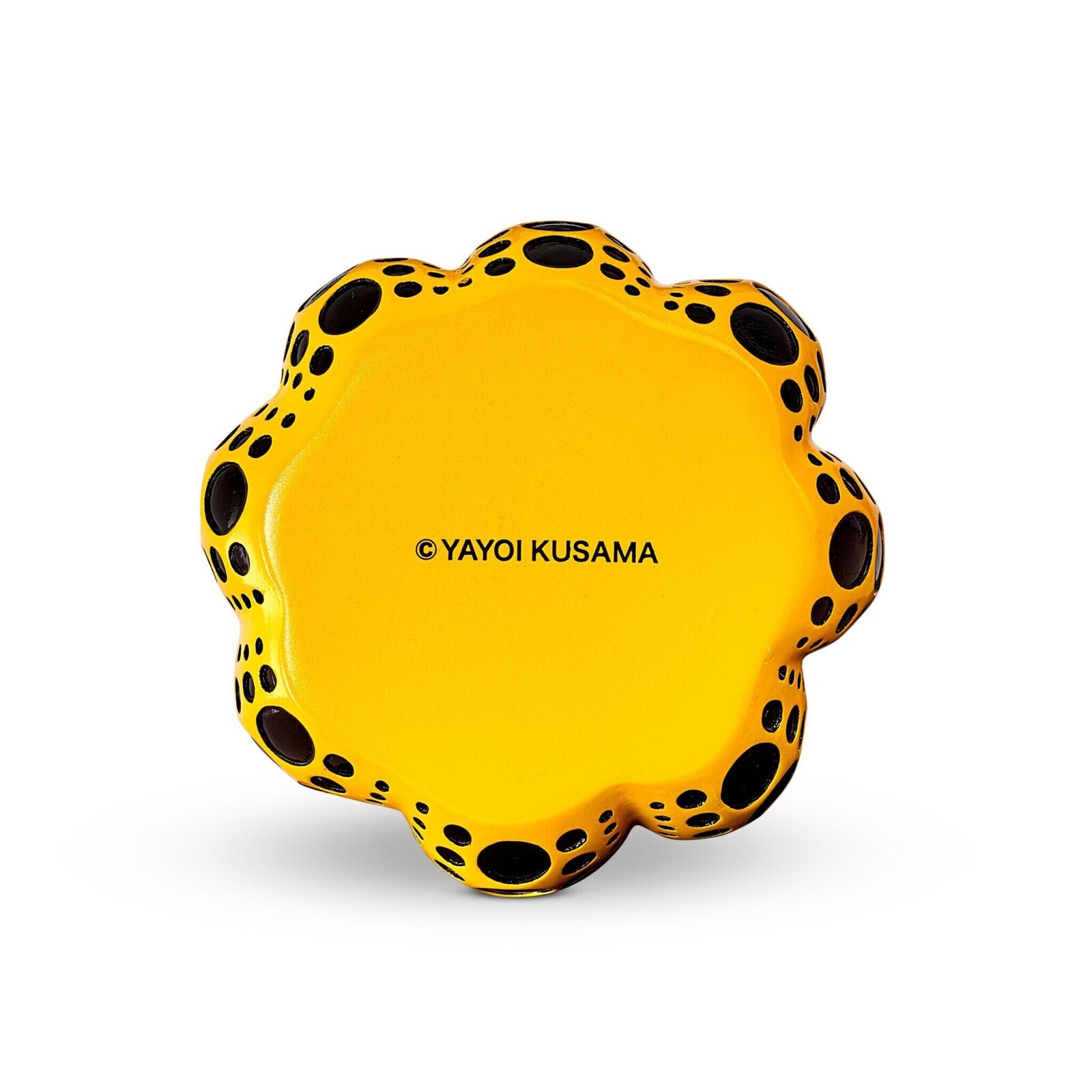 Artwork by Yayoi Kusama, Pumpkin (Yellow), Made of Painted Cast Resin 