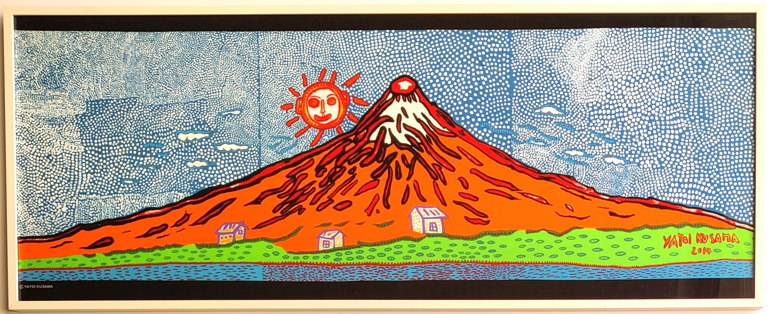 When Life Boundlessly Flares Up to the Universe by Yayoi Kusama, 2014