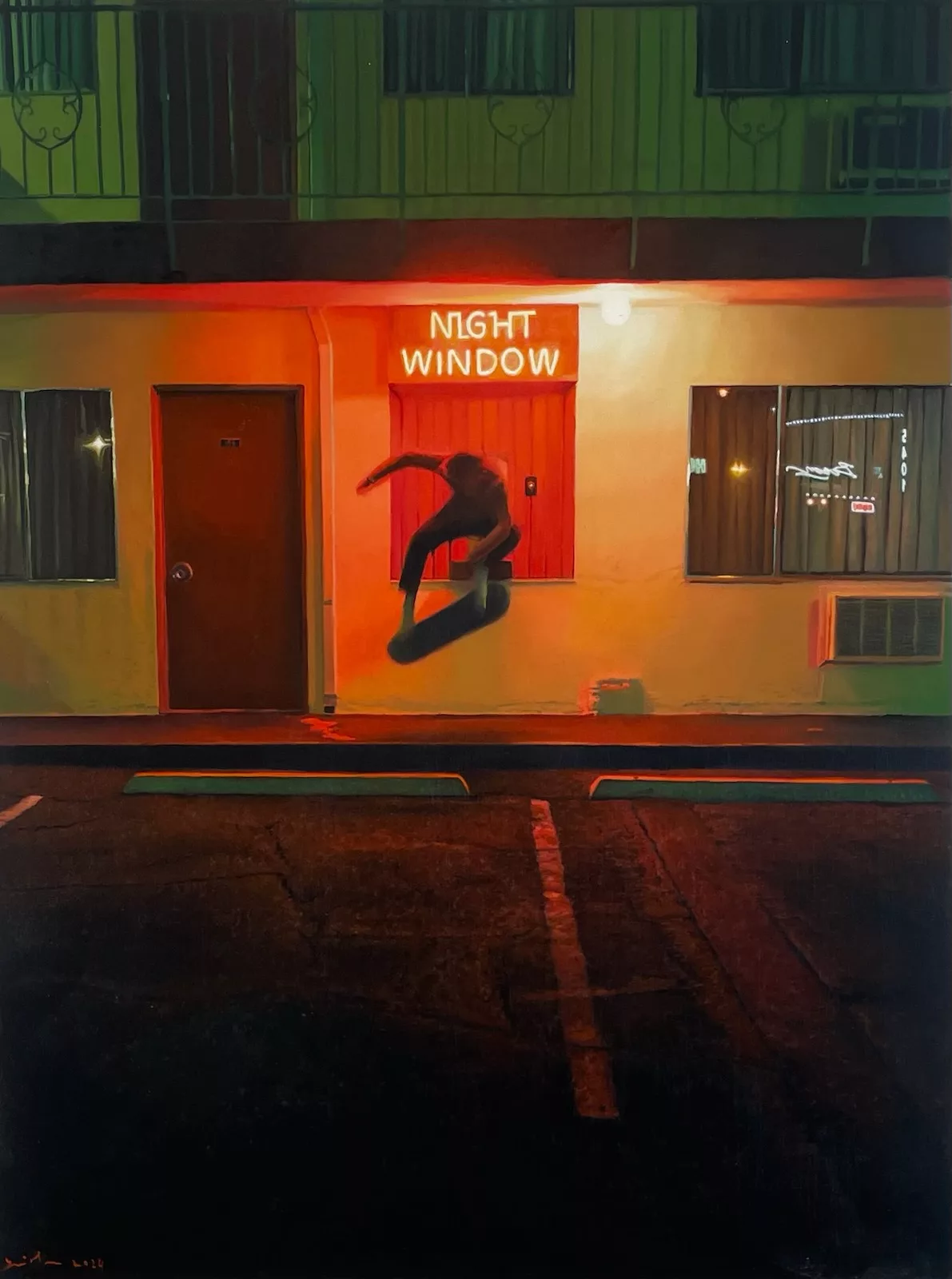 Night Window by Yigal Ozeri, 2023