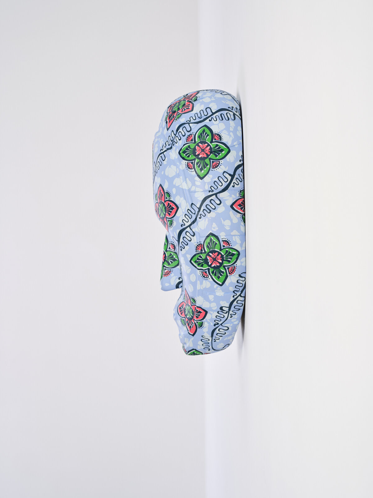 Artwork by Yinka Shonibare, Hybrid Mask (Fang), Made of Hand painted wooden mask 
