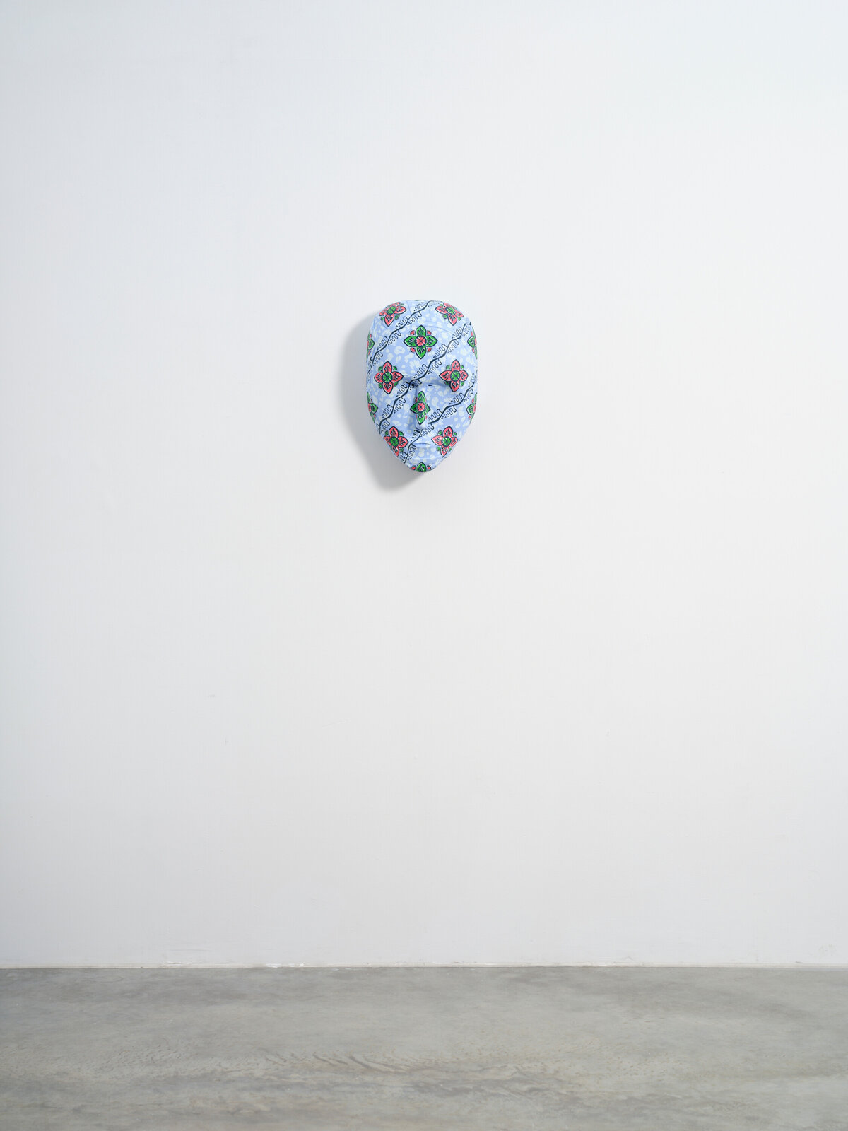 Artwork by Yinka Shonibare, Hybrid Mask (Fang), Made of Hand painted wooden mask 