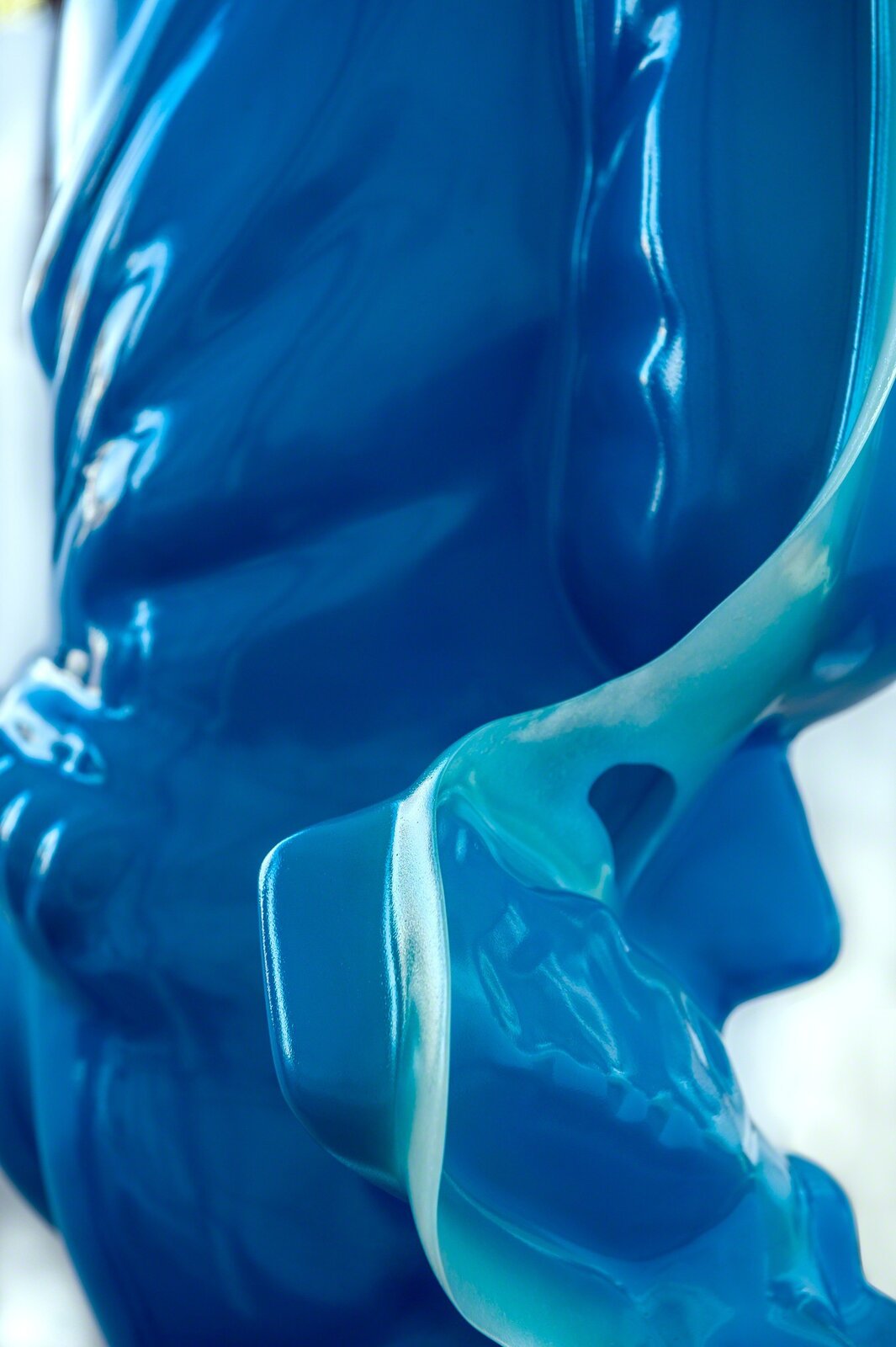 A translucent blue figure of a soldier holding a rifle.