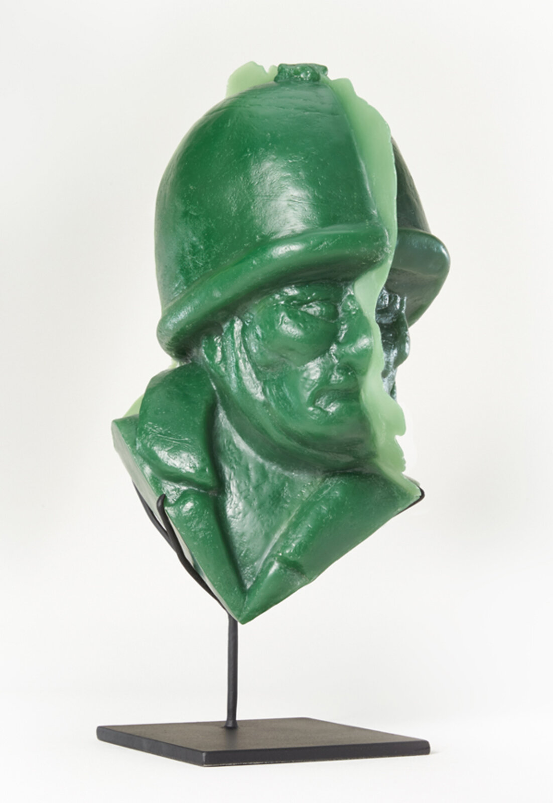 Artwork by Yoram Wolberger, Soldier Portrait #1, Made of Resin cast 