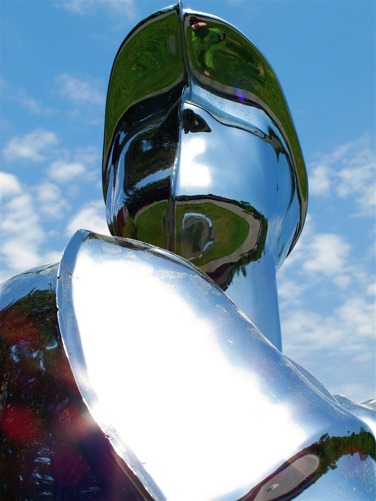 Artwork by Yoram Wolberger, TROPHY #1 (Baseball), Made of Cast stainless steel 