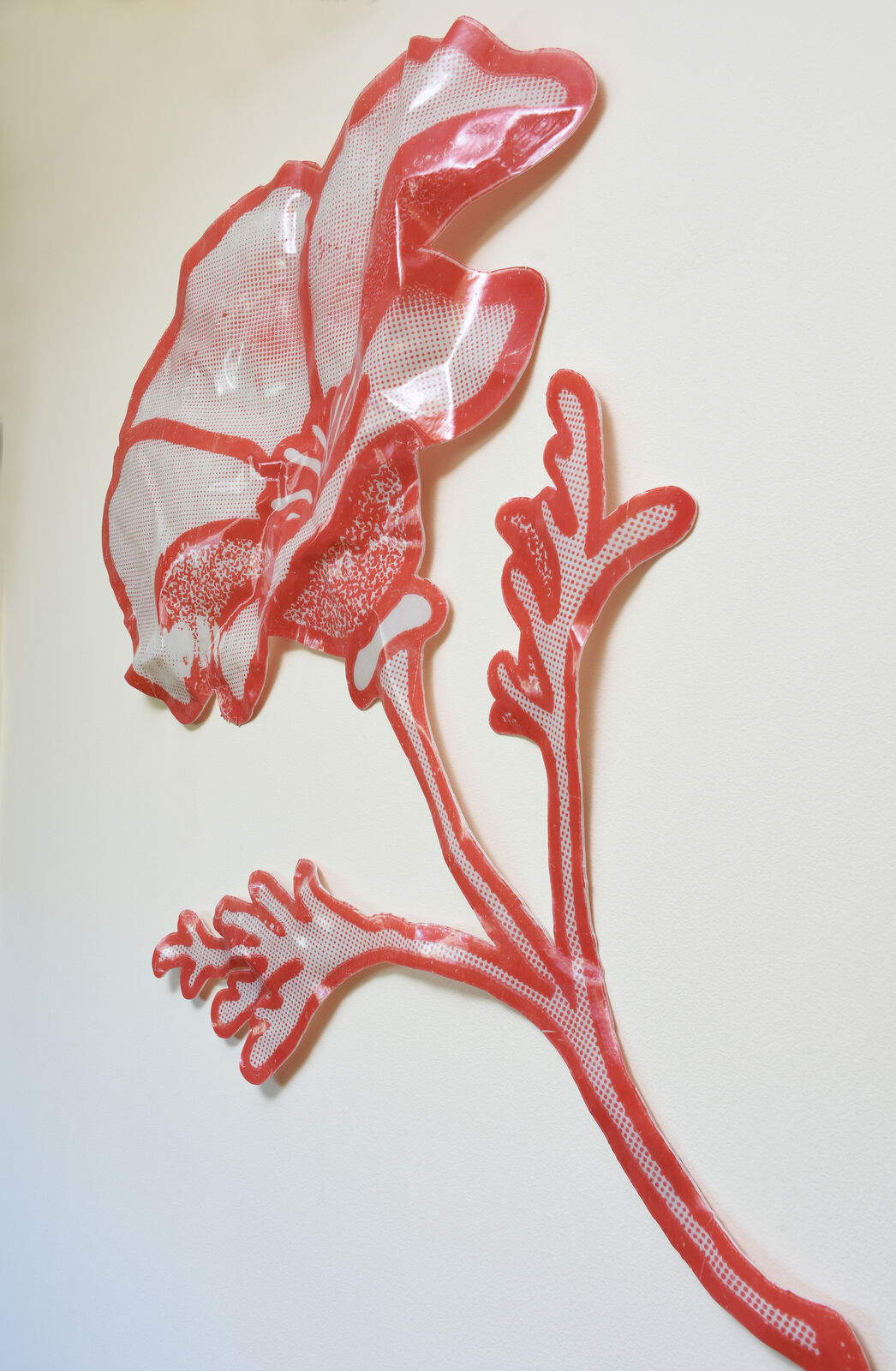 Artwork by Yoram Wolberger, THANK YOU (Poppy), Made of Fiberglass Composite and Archival Ink (Edition of 5 + 2 APs) 