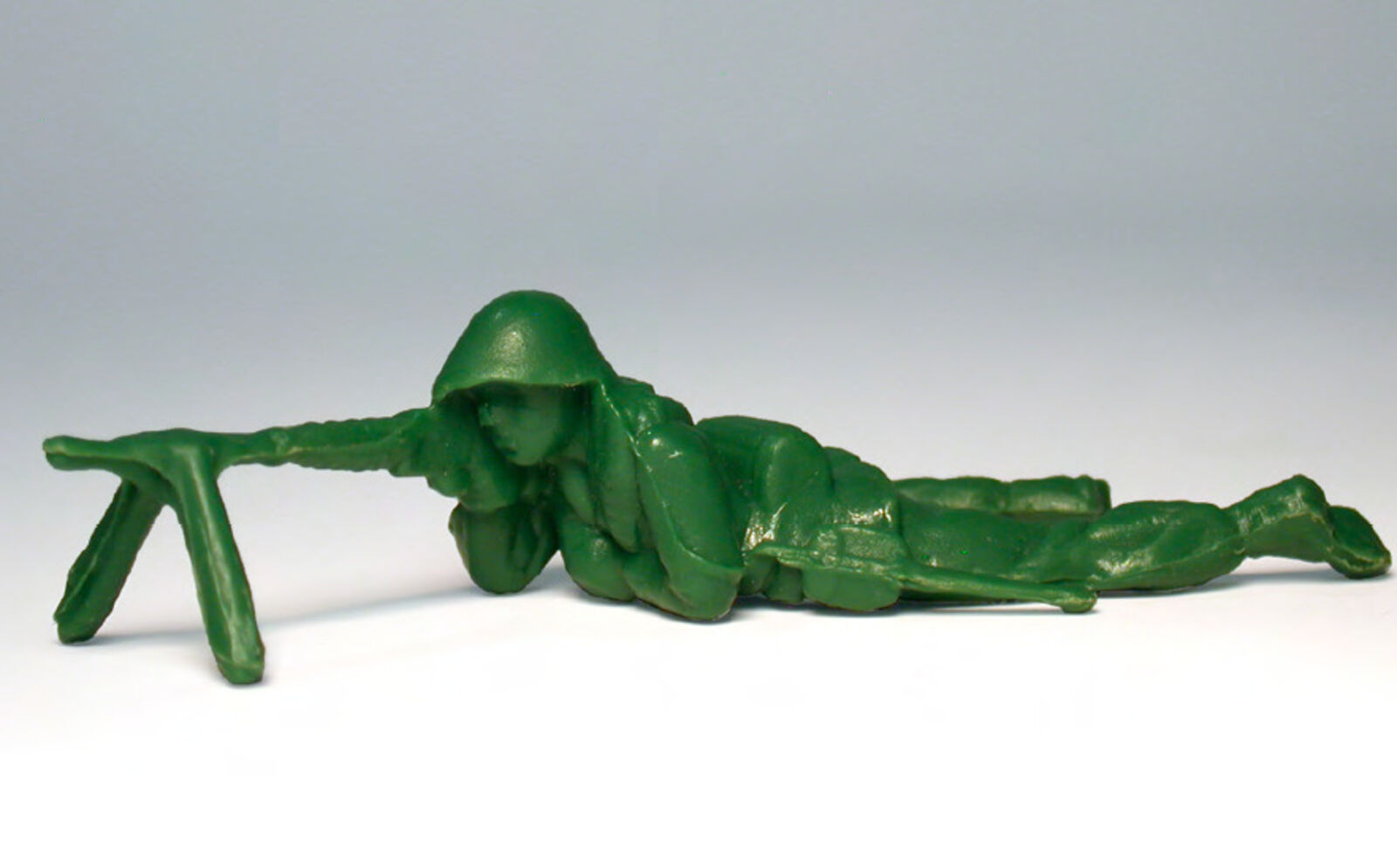 Toy Soldier #5 (Prone Position) by Yoram Wolberger, 2010