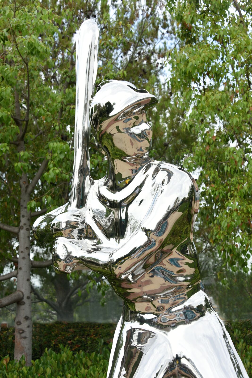Artwork by Yoram Wolberger, TROPHY #2 (Baseball), Made of Cast stainless steel 