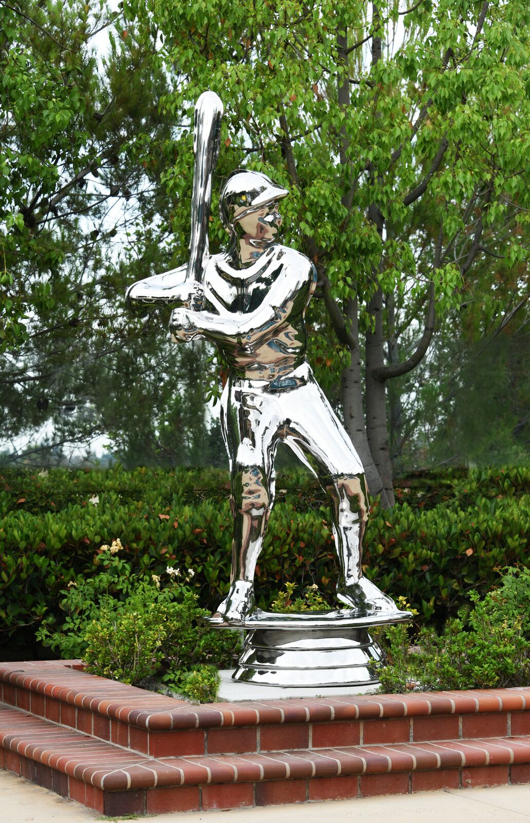 Artwork by Yoram Wolberger, TROPHY #2 (Baseball), Made of Cast stainless steel 