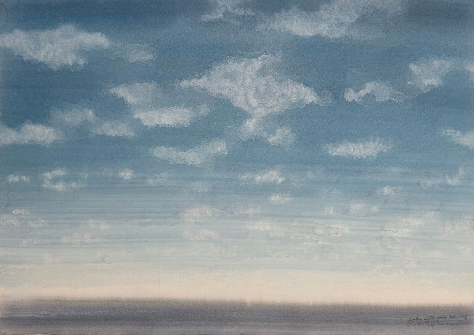 Enter into your inner self by Yoshio Ikezaki, 2020