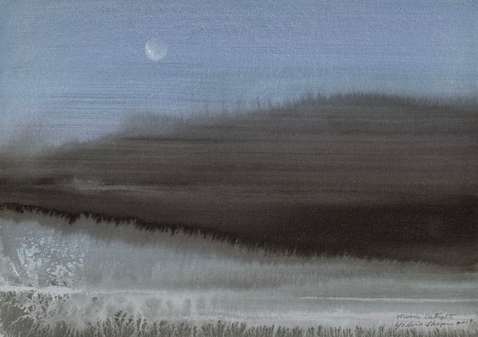 Moon delight by Yoshio Ikezaki, 2019