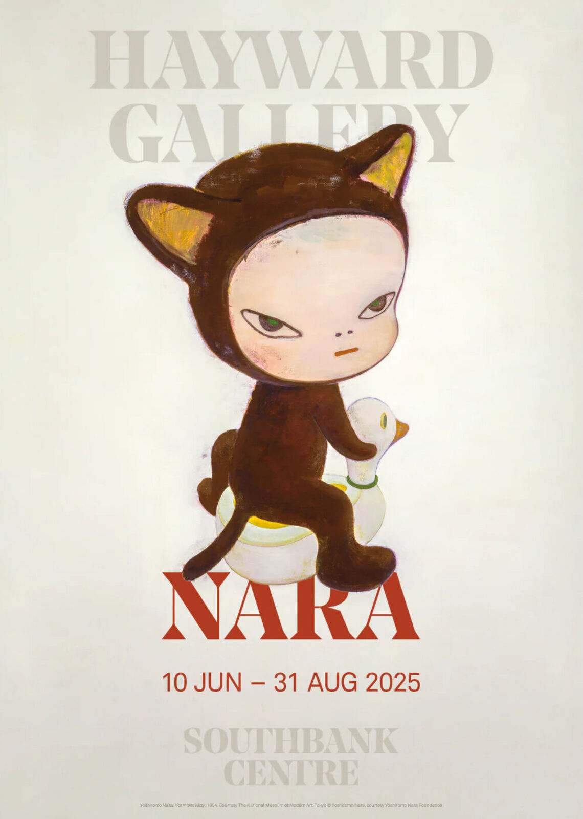 Harmless Kitty by Yoshitomo Nara, 2025