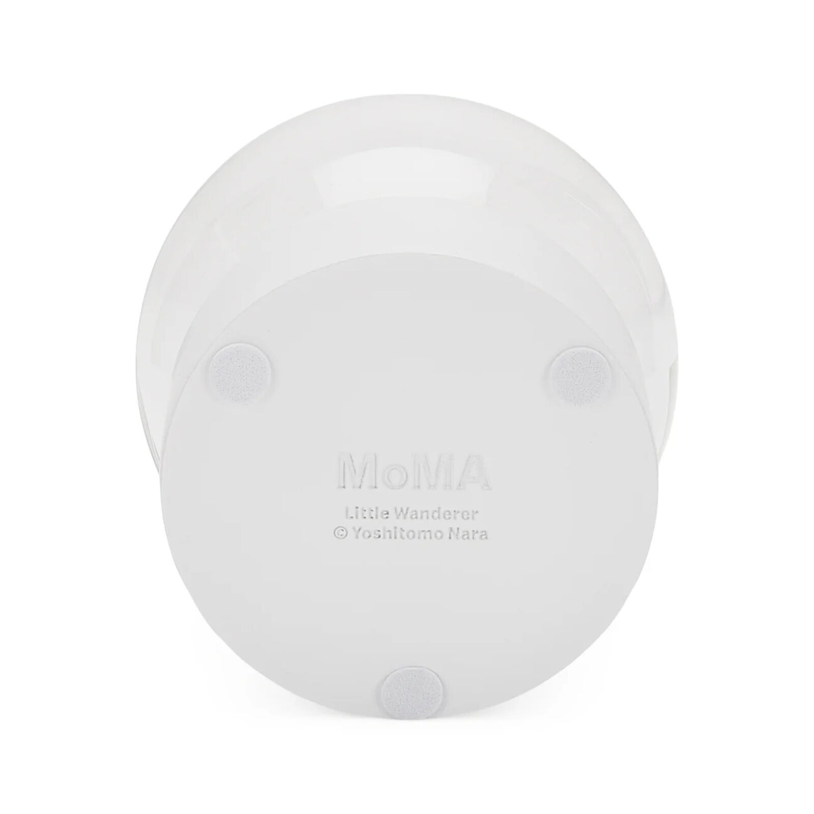 A snow globe with a little girl inside of it.