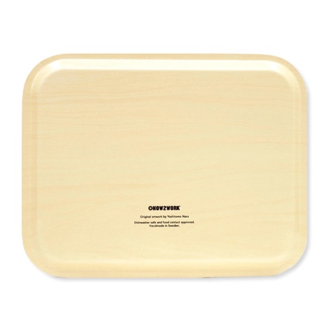 Artwork by Yoshitomo Nara, Cloud Shrouded Art Tray, Made of Wooden, Handmade (made in Sweden) 